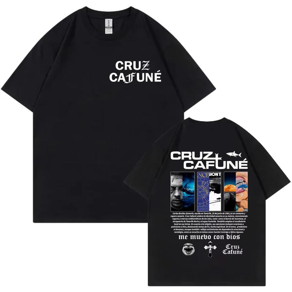 2026 Rapper Cruz Cafune Album Merch TShirt Harajuku Hip Hop Clothing Short Sleeve T Shirts Unisex Unisex Casual Fashion Tees Unisex
