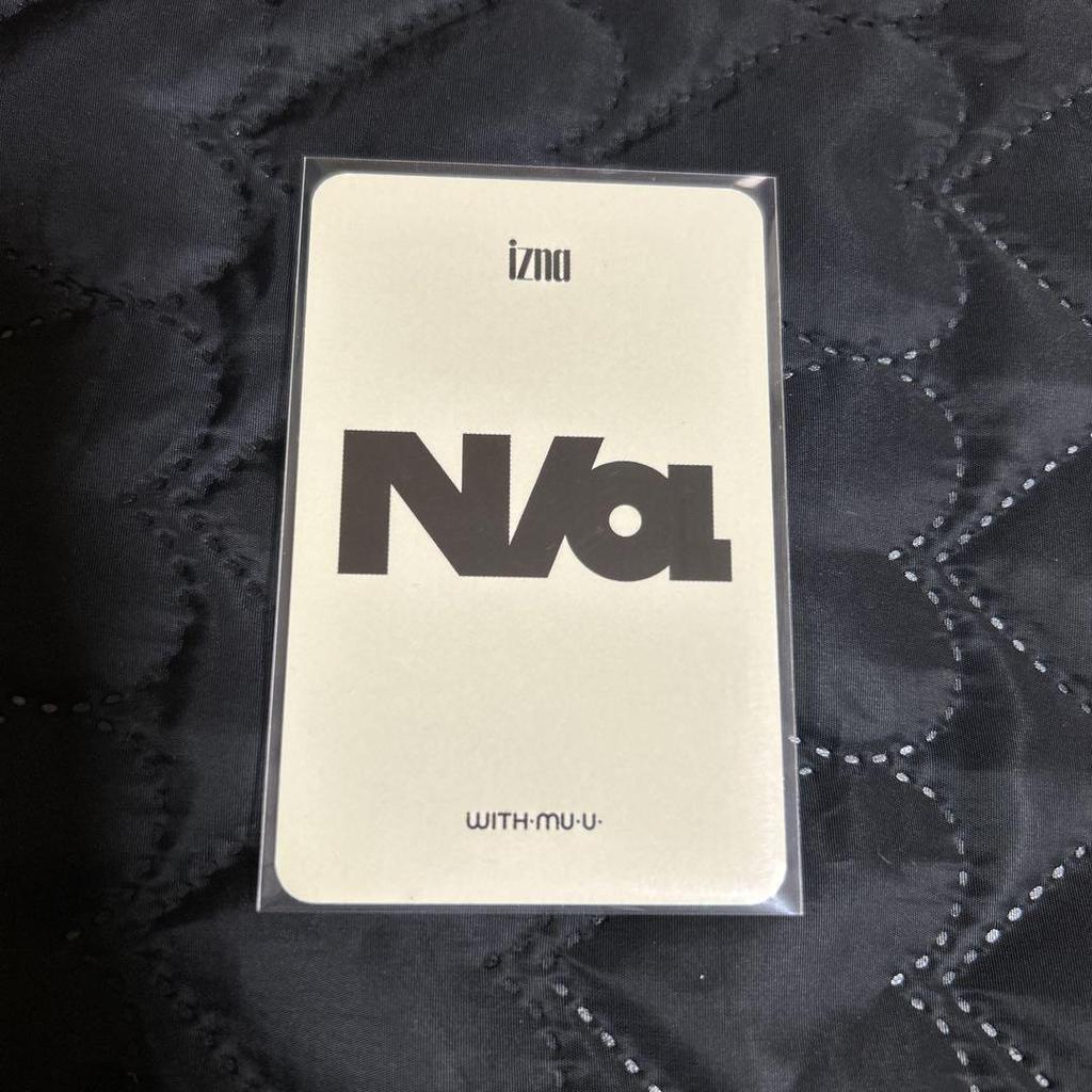 [USED] izna Jimin trading card N/a bonus izna withmuu