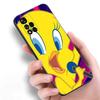 Yellow Cartoon Bird Black Silicone Phone Case For Xiaomi POCO X3 X4 NFC F4 GT F5 F6 M3 M4 M6 X5 X6 Pro 5G M5 C55 C65