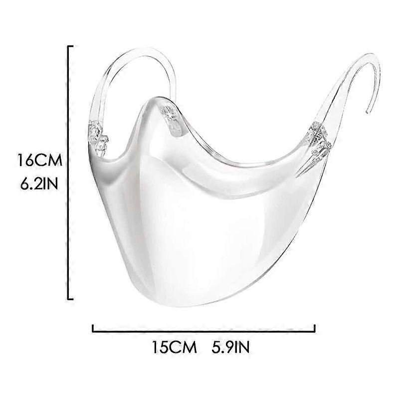 1pcs Transparent Protection Face Mask Adults Visual Mask Durable Mask Face Shield