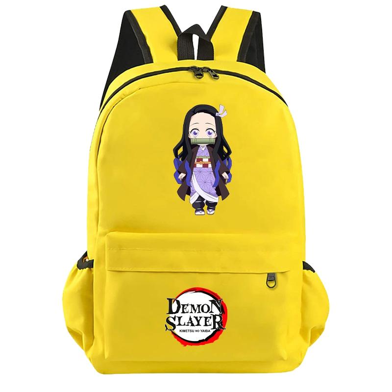 Anime Demon Slayer Backpack for Boy Girl Back To School Bag Large Capacity Backpack Bookbag for Kid Men Women Travel Bag Mochila