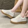 Fashion 2025 Brand Ladies Shoes Front Lace-up Women's Vulcanize Shoes New Outdoor Slip-Resistant Casual Best Seller Light Mesh Sneakers