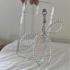 Bowknot Phone Charm Strap Keychain Phone Lanyard String Women Bag Pendant Gift
