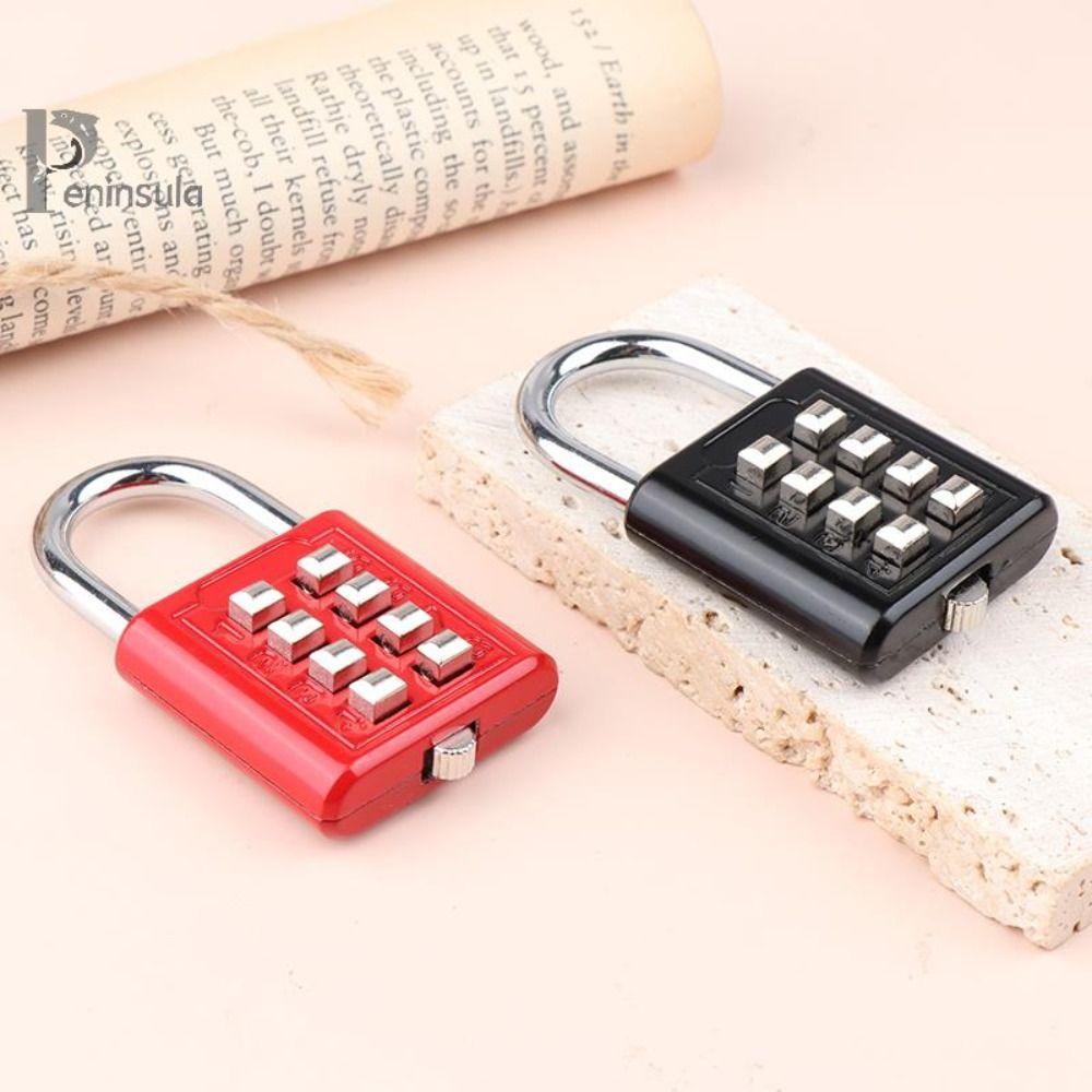Zinc Zinc Alloy Number Lock Smart Lock Drawer Cabinet Padlock Mini Combination Padlock  School