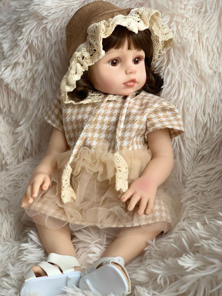 Reborn Vinyl Baby Doll - Realistic Soft Rubber Children's Toy Gift