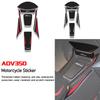 New Rubber Tank Pad Sticker Kit for ADV350 Motorcycles, Thickens Anti-Slip Sticker Body, Compatible with Honda ADV350 (Red)