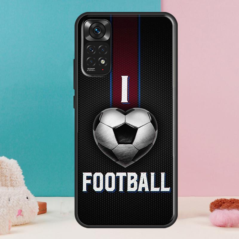 Football Soccer Ball Case For Xiaomi Redmi Note 12 11 10 9 8 Pro 9S 10S 11S 12S Redmi 12C 9A 9C 10A 10C Coque