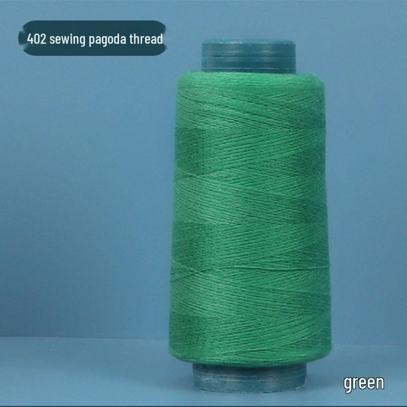 402 Polyester Thread: Black & White Sewing Thread for Hand Needlework and Household Sewing Machines
