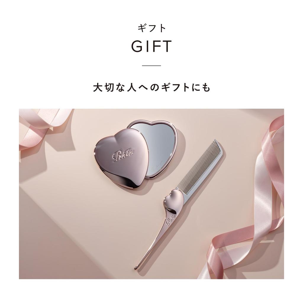 Κατάστημα ReFa HEART MIRROR ReFa HEART Χτένα Aira Set Ροζ Χρυσό [Επίσημο Αποκλειστικό] + -