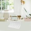 Empty 6-Cell Eyeshadow Palette Portable Makeup Box Detachable Replaceable Compartments Nail Gel Body Paint Mixing Tray