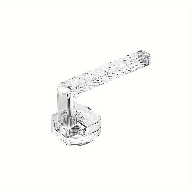 

Крючок на присоске с рифленой ручкой прозрачный белый