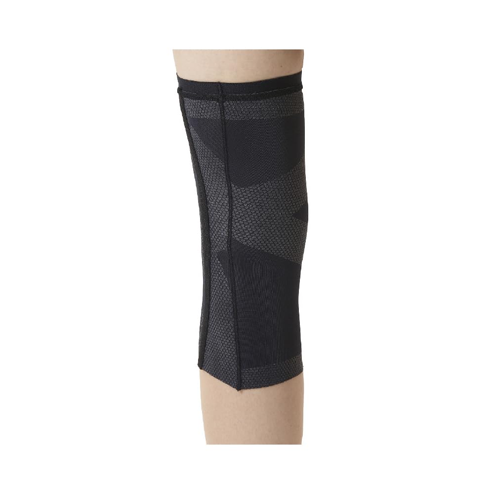 Skin Feel Knee Thin Soft Size C2JSCU01 Support, Material, Texture, 2-Pack, Unisex, Black, M,