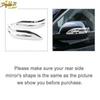 Side Rearview Mirror Cover Moulding Trim Chrome Fit For Honda CR-V CRV 2012-