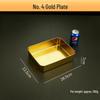 Stainless Steel Deep Snack Plate with Lid - Rectangular Baking Pan and Narrow Tray
