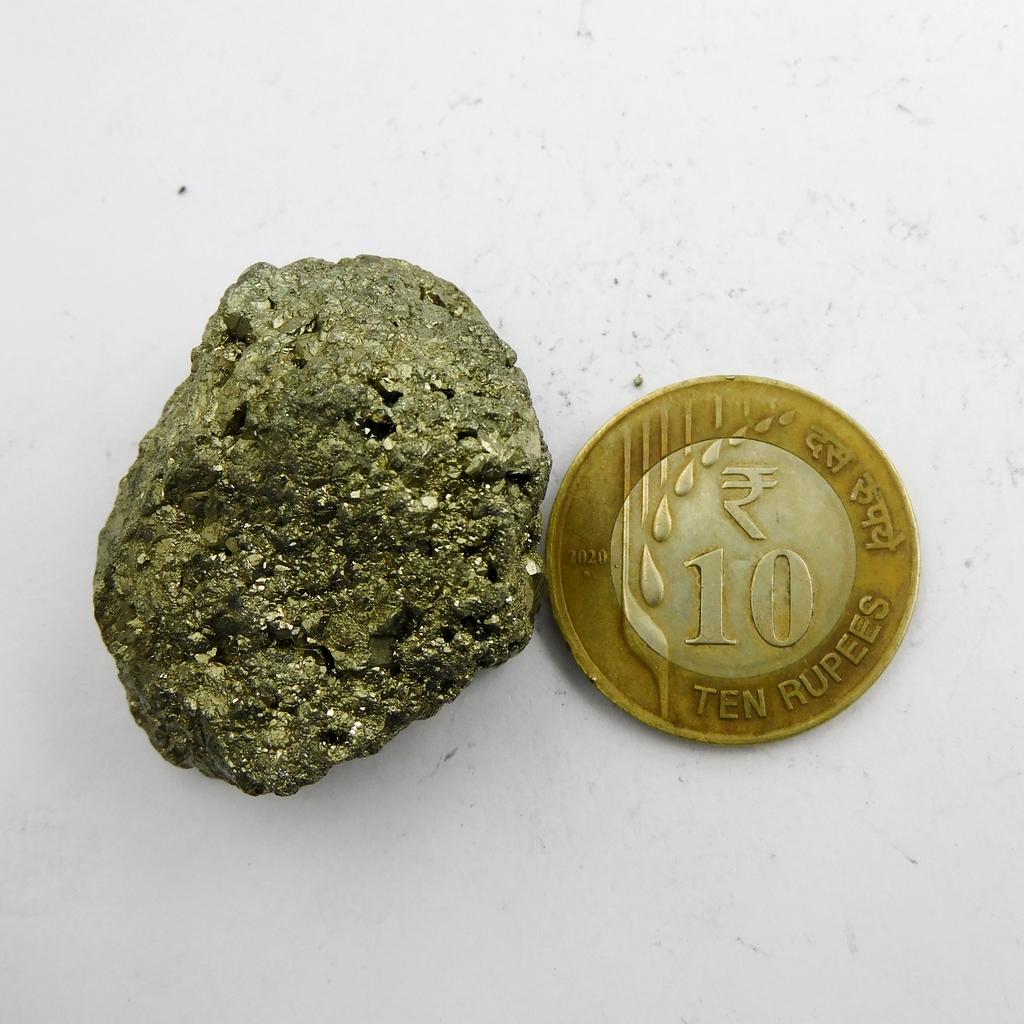 Raw Rough Pyrite 282.55 Ct Natural Rare Golden Uncut Loose Gemstone