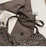 Chic Leopard Print Crossbody Bag - Spring Style, Versatile Women's Handbag for Students, Retro Casual Single Shoulder Bag.