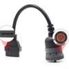 Heavy Duty J1939 9Pin To OBD2 16Pin Diagnostic Adapter Cable for Truck Diagnostic Tool Rubber Construction