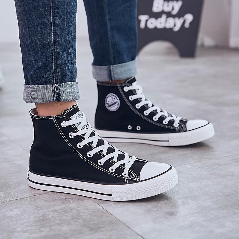 Warrior High-Top Canvas Casual Skate Shoes
