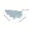 1pc - Creative Christmas Tree Shape Fruit Plate Household Nuts Snacks Plates Portable Dishes Serving Tray For Christmas Party