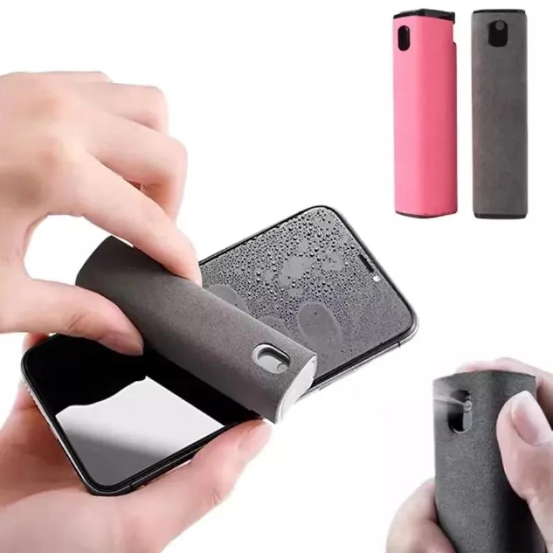 2in1 Microfiber Screen Cleaner Spray Bottle for Mobile Phone Ipad Computer Microfiber Cloth Wipe Car Cleaning Windscreens Wipes