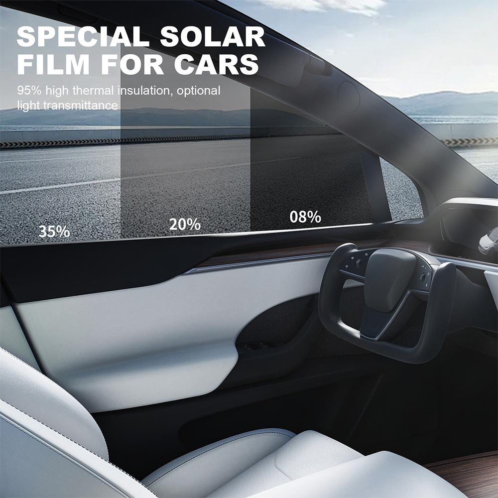 Solar UV Protector Summer Tint Film For Tesla Model X ModelX 2025 2025 2025 Car Front Rear Side Window Accessories