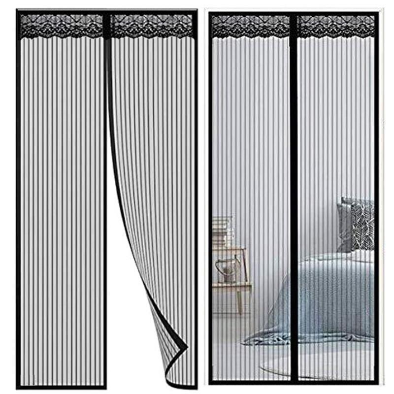 100x210CM Magnetic Door Curtain Net Door Anti Mosquito Insect Fly Bug Curtains Automatic Closing Door