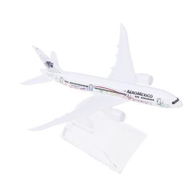 16Cm Skala 1/400 Stop Metal Meksykańskie Linie Lotnicze Aeromexico B787 Model Samolotu Boeing 787 Model Samolotu Diecast Samolot