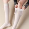 Japanese JK Lolita Slouchy Knit Socks – Anti-pilling, Odor-Resistant Cotton, Calf-Length, Trendy and Thin for Students.