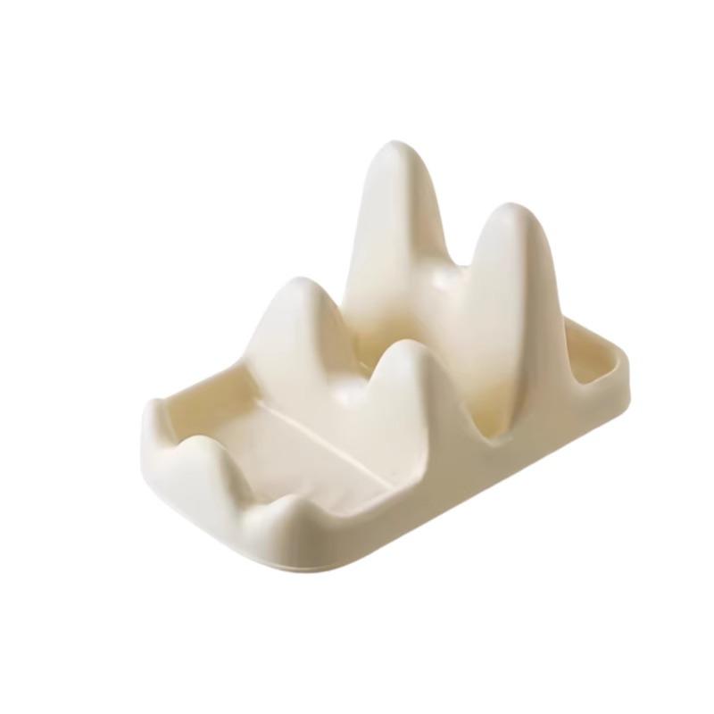Kitchen Organizer Spatula Pot Lid Rack Shelf Plastic Spoon Rest Utensil Multi-Function Dish Rack Organizer Kitchen Cooking Tools