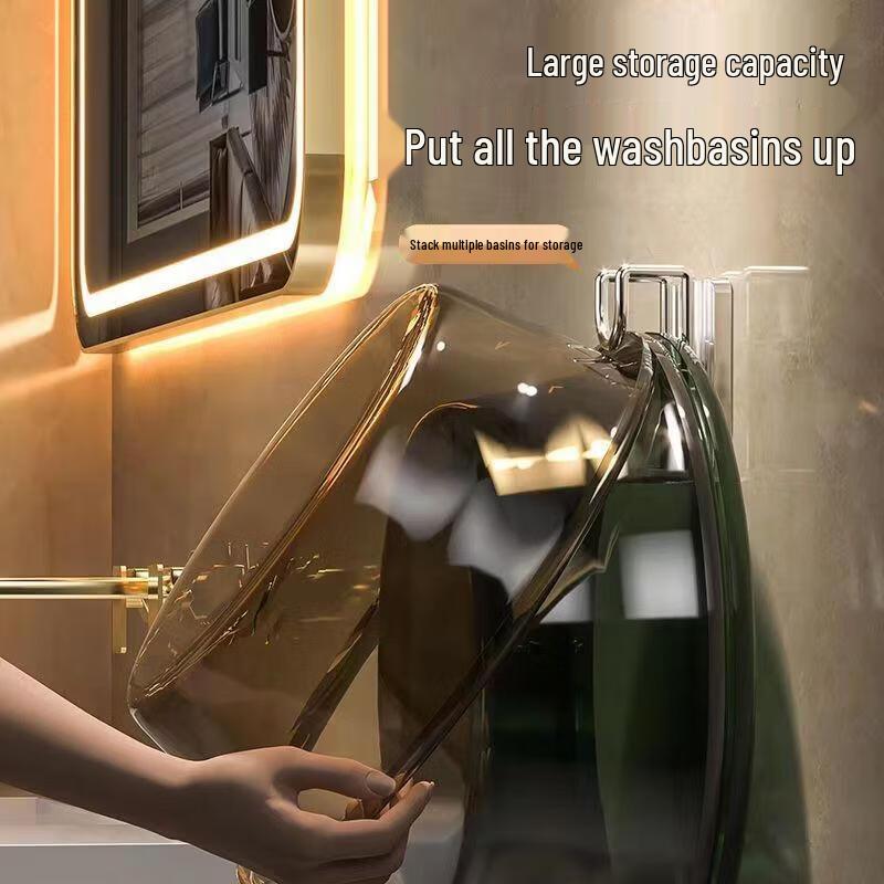 Wall-Mounted Washbasin Storage Rack