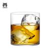 CRISON PRE01 Minimalist Thin Whiskey Glass Japanese Style Old Fashioned Crystal Glass Cup for Serving Spirits And Cocktails