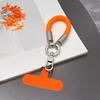 Universal Keychain Lanyard Metal Keyring Pendant Anti-lost Short Lanyard Rope with Back Tab Phone Straps for Mobile Phone Keys