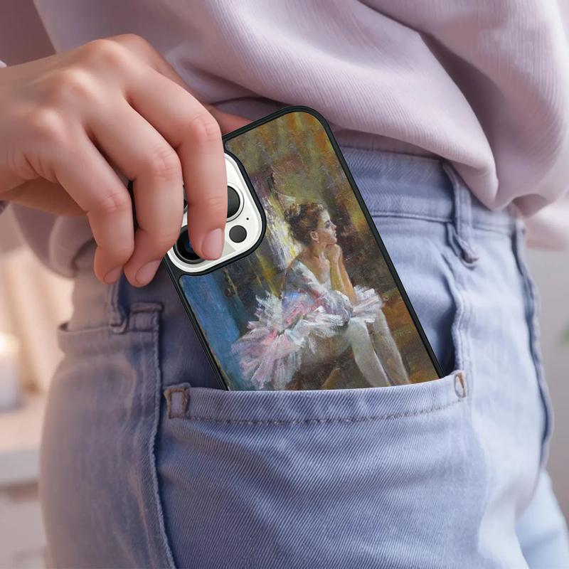 Ballet Dance Girl Ballerina Art Phone Case For iPhone 17 Air 15 16e 14 13 Pro Max Coque 12 11 Pro Max PLUS cover
