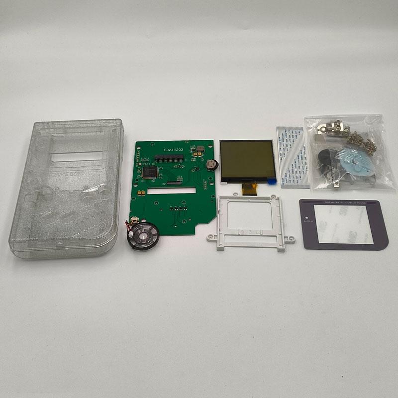 2.5-inch grayscale screen suitable for Gameboy GB DMG LCD Easy to install. No need to cut open the shell