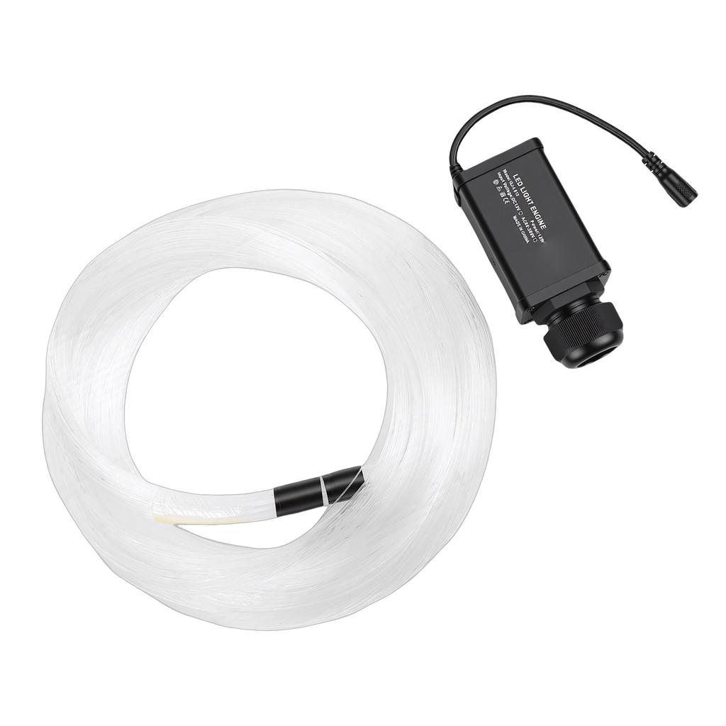 Fiber Optic Star Ceiling Light 12W Bluetooth App Control Sound Activated RGBW Fiber Optic Light for Car Home EU Plug