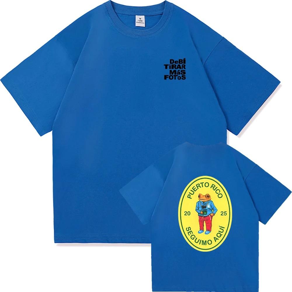 Bad Bunny DTMF World Tour 2026 TShirt Men_women Clothing Vintage Harajuku High Quality Clothes Cotton TShirts for Fans Gift