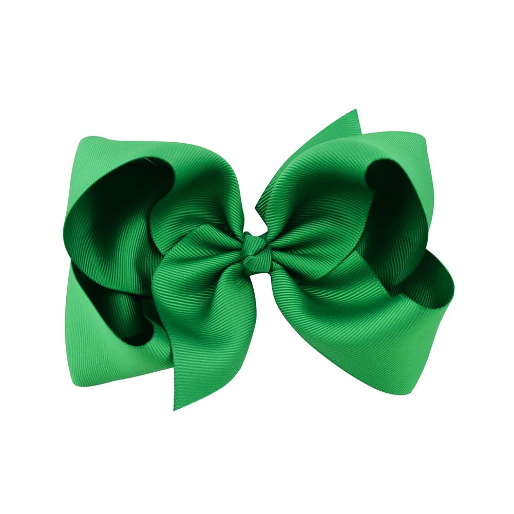 1Pc 40Colors 6'' Solid Colors Grosgrain Ribbon Hair Clips For Cute Girls Large Hairpins Boutique Barrettes Kids Hair Accessories
