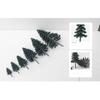 10/20/30Pcs 5-15cm dar Tree Green Snery Landscape Model dar Trees for Train Track Building Model Layout Prop