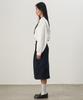 Leopeusaideuhwaiteulabel Blend 2Tuck Skirt Navy