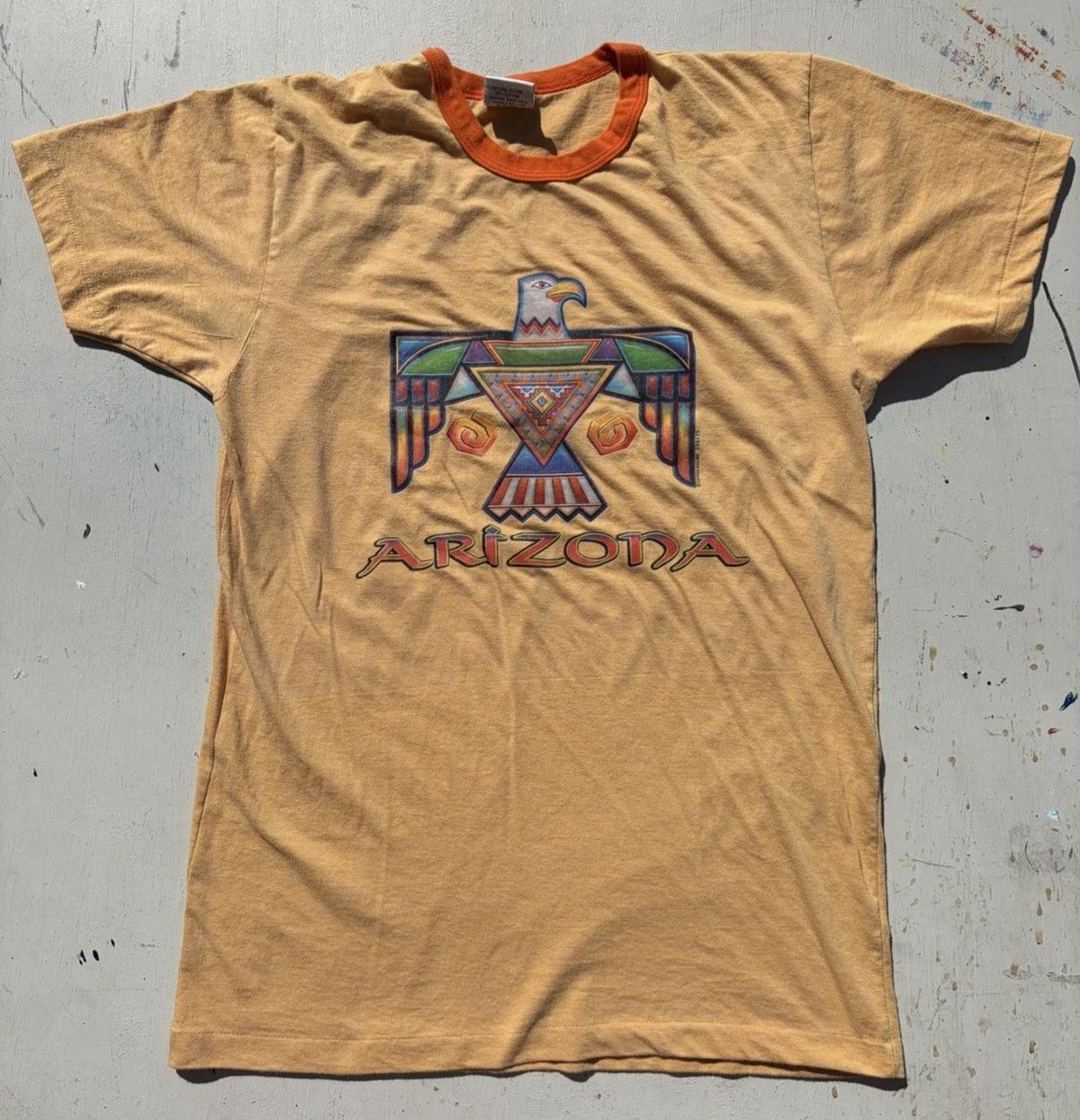 

Women s Teenage Millionaire T-Shirt Yellow Spell-Out M Ringer Hippy Arizona Y2K S