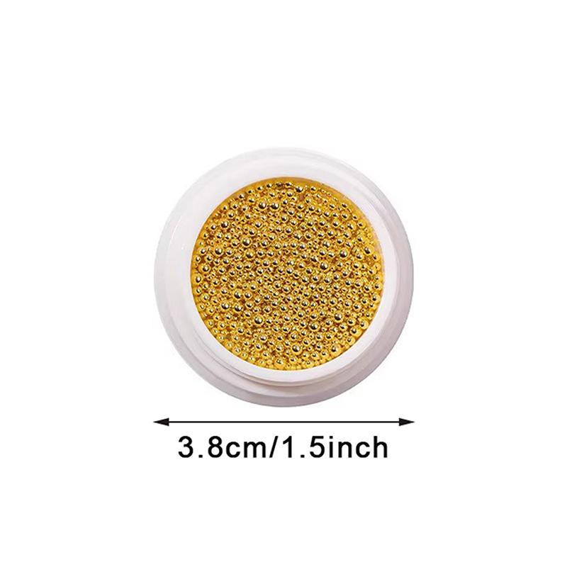 1 Box Mixed Sizes Mini Steel Ball Metal Micro Caviars Alloy Nail Art Jewelry Manicure Accessories Diy Ornaments