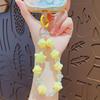 Cute Cartoon Star Beaded Mobile Phone Chain Keychain Pendant Car Schoolbag Key Chain Pendant Creative Small Gift