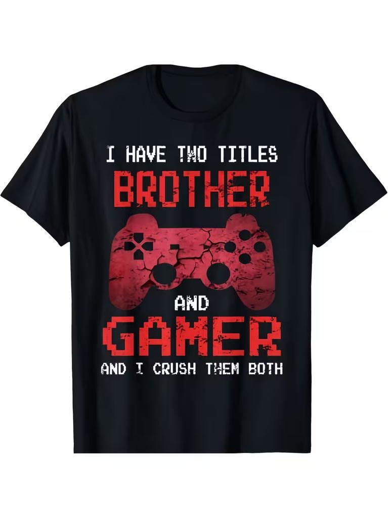 BRUH Gaming Graphic TShirt Fun and Playful Casual Tee for Young Gamers Unisex Casual Tops Perfect for Summer Outings Daily Wear