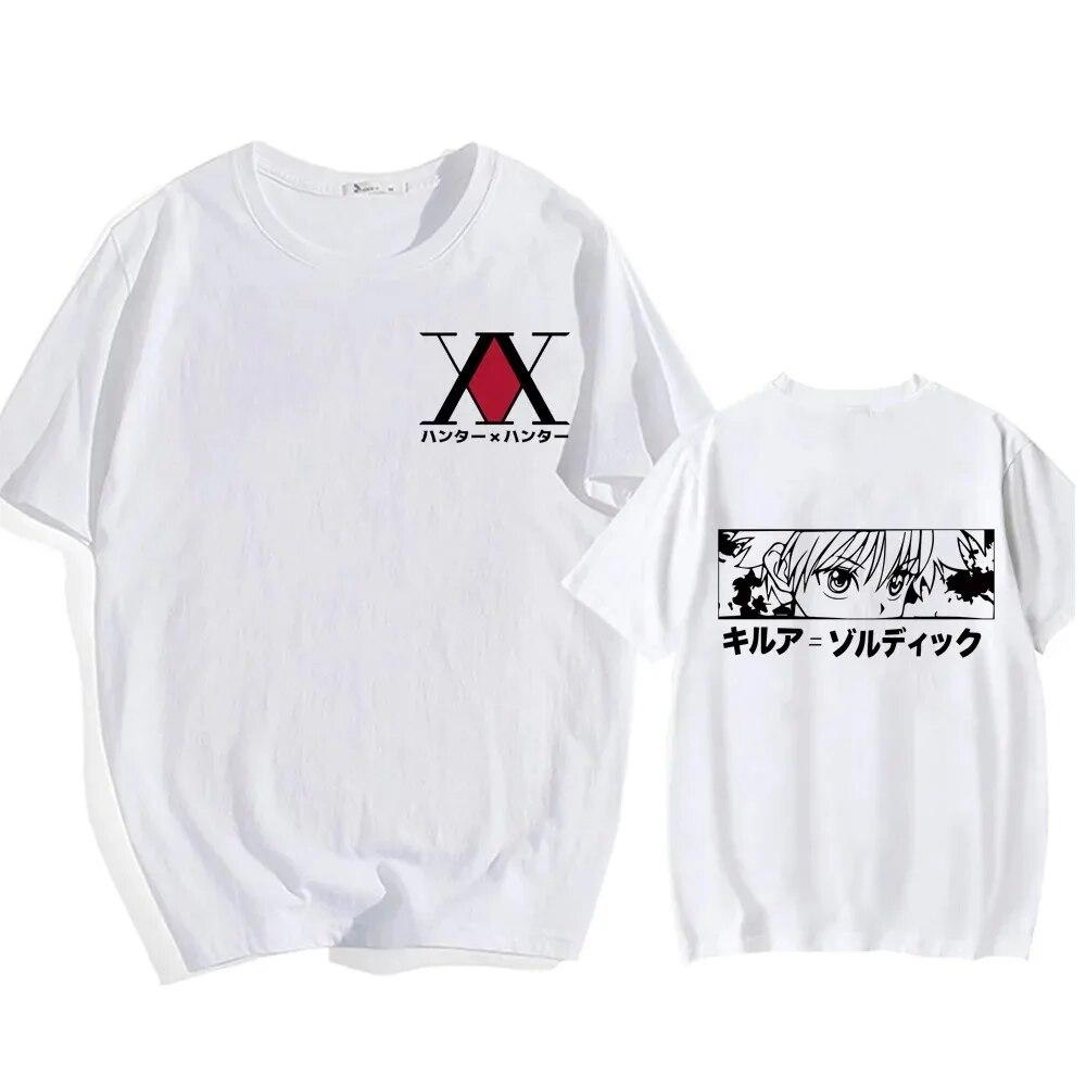 Letnia koszulka unisex WoUnisex bawełniana koszulka Top Kawaii Hunter X Hunter koszulka Killa Zoldyck Casual Comic Street T-Shirt odzież