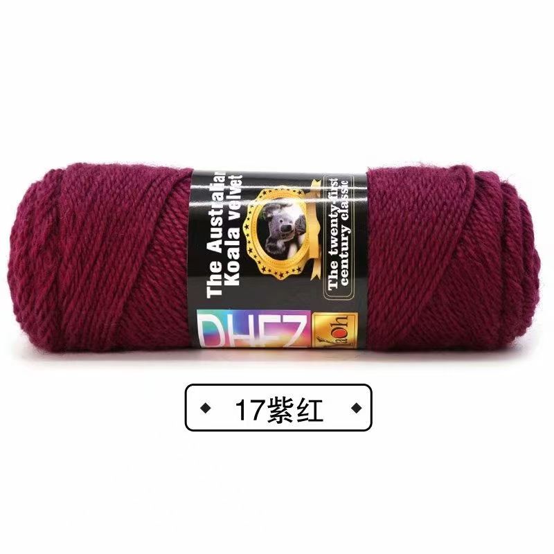 100G Wool Blended Koala Fleece Hand-knitted Medium Thick Yarn Rod Needle Thread Jacket Scarf DIY Knitting&Crocheting