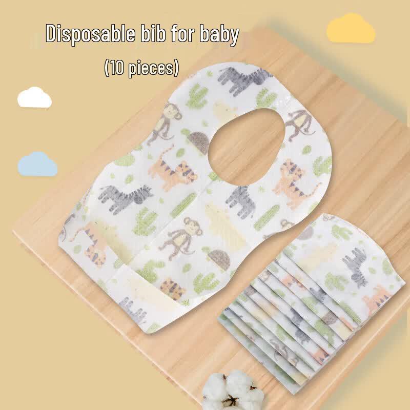 BBG+ Baby Disposable Waterproof Feeding Bibs