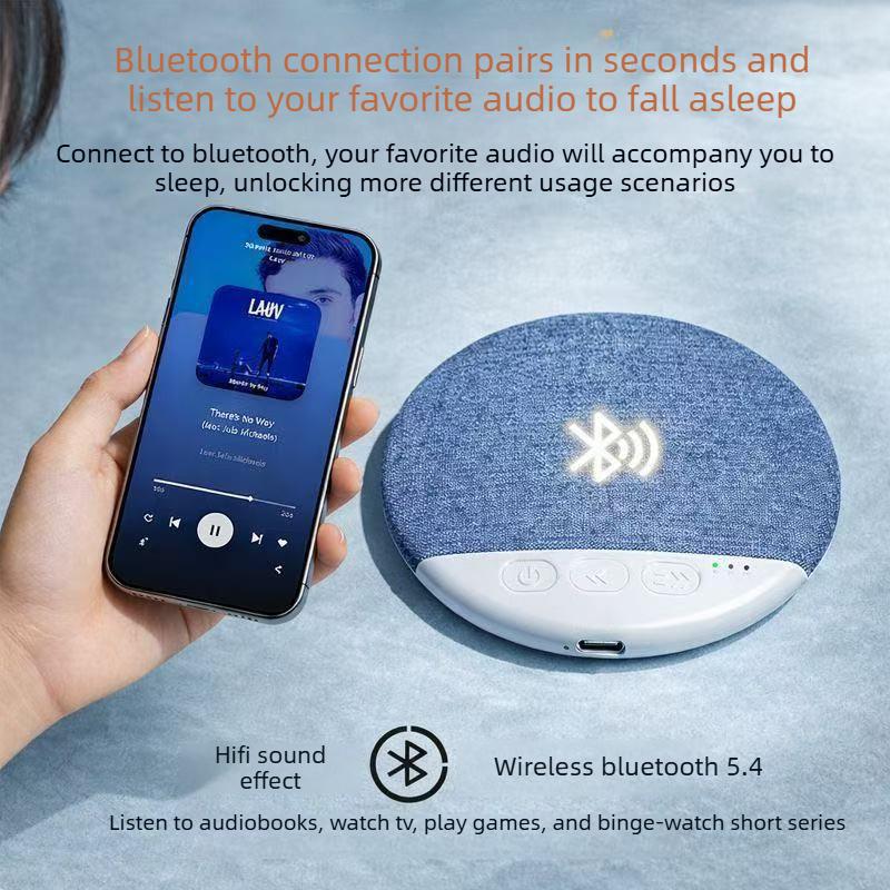 Ultra Thin Mini with Auto Off Timer Bluetooth Sleep Speaker Nature Sounds White Noise Wireless Music Player Portable Audio