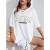 Koszulki damskie Florida Sunshine State USA Miasto Klasyczny Wzór Literowy Luźne Oversize Odzież 100% Bawełna Streetwear T-shirt