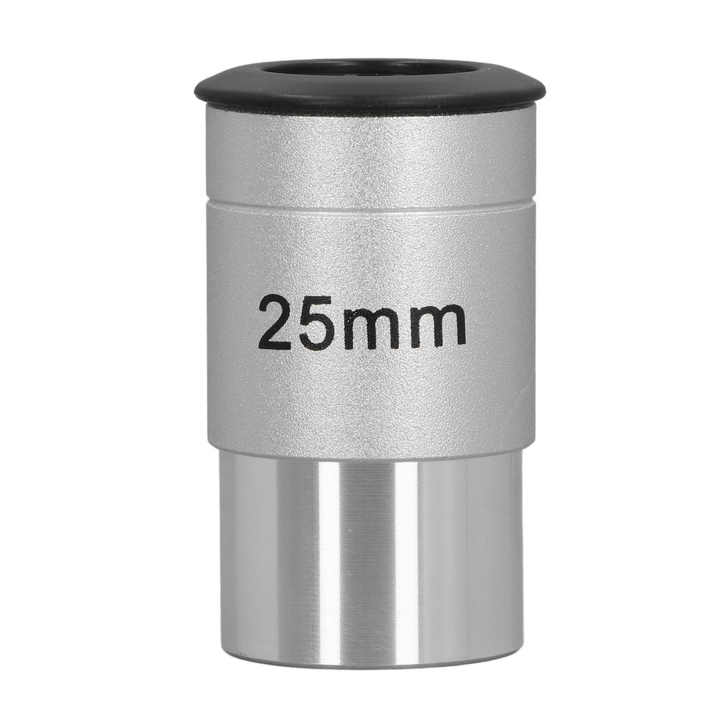 Telescope Eyepiece 35 Degrees Field of View 1.25 Inch M28.6 Thread Optical Glass Aluminum Alloy Full Coated
