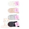 Chaussettes pour femmes Mini Choco, chaussettes anti-trous, chaussettes mi-mollet, chaussettes mi-mollet Crocodile à pois de dentelle